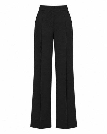 After Dark — Black wide-leg trousers