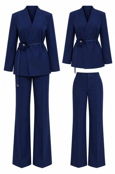 The Boardroom — Navy blazer + trousers · suit