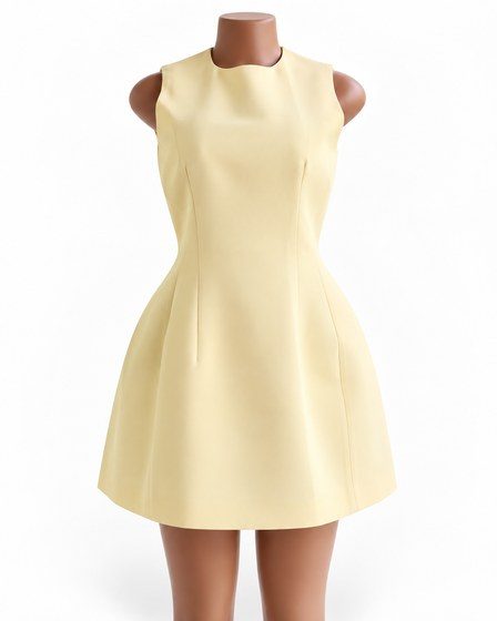 The Buttercup — Structured mini dress